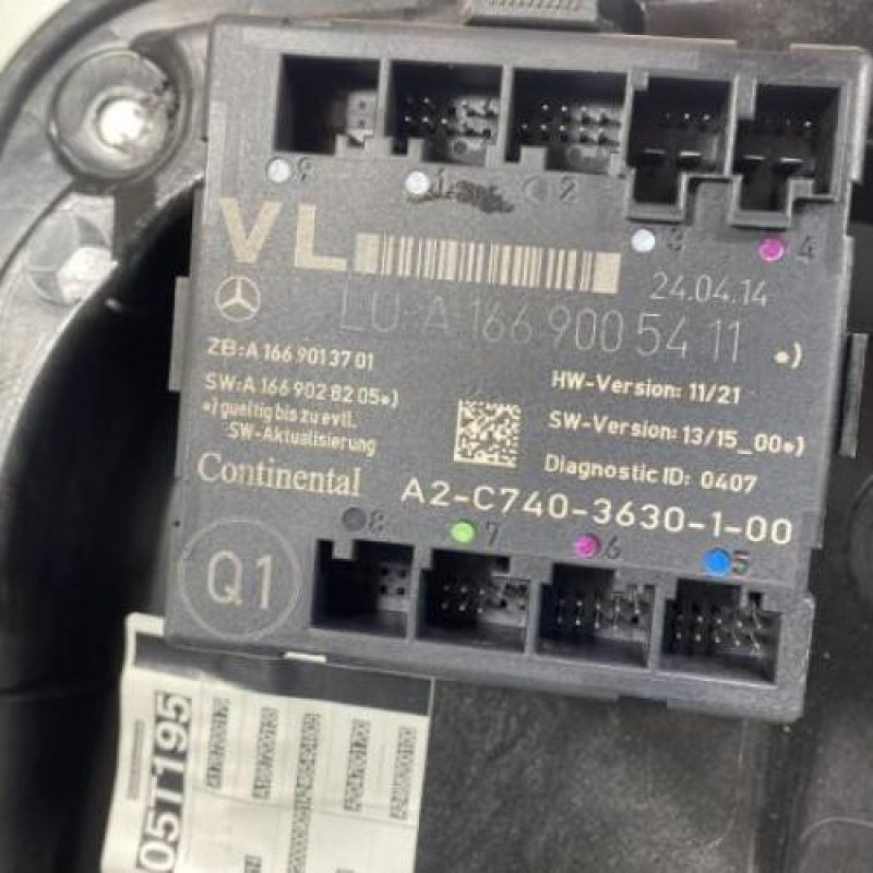 Leve vitre electrique avant gauche MERCEDES CLASSE A 176 Photo n°5