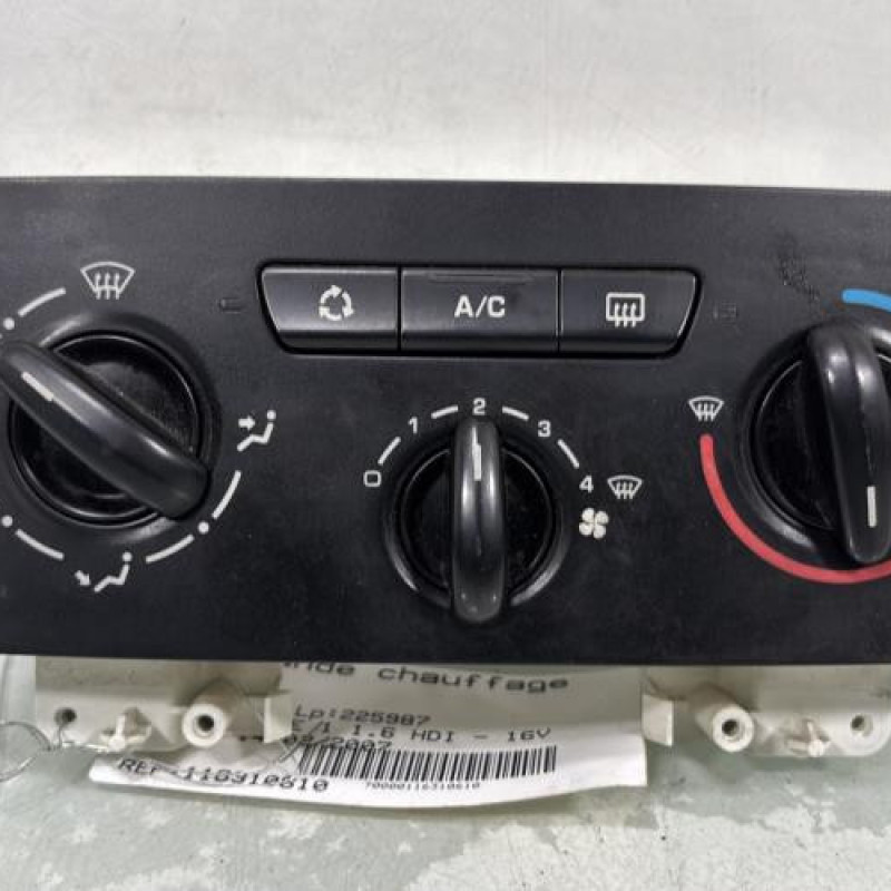 Commande chauffage CITROEN C4 1 Photo n°2