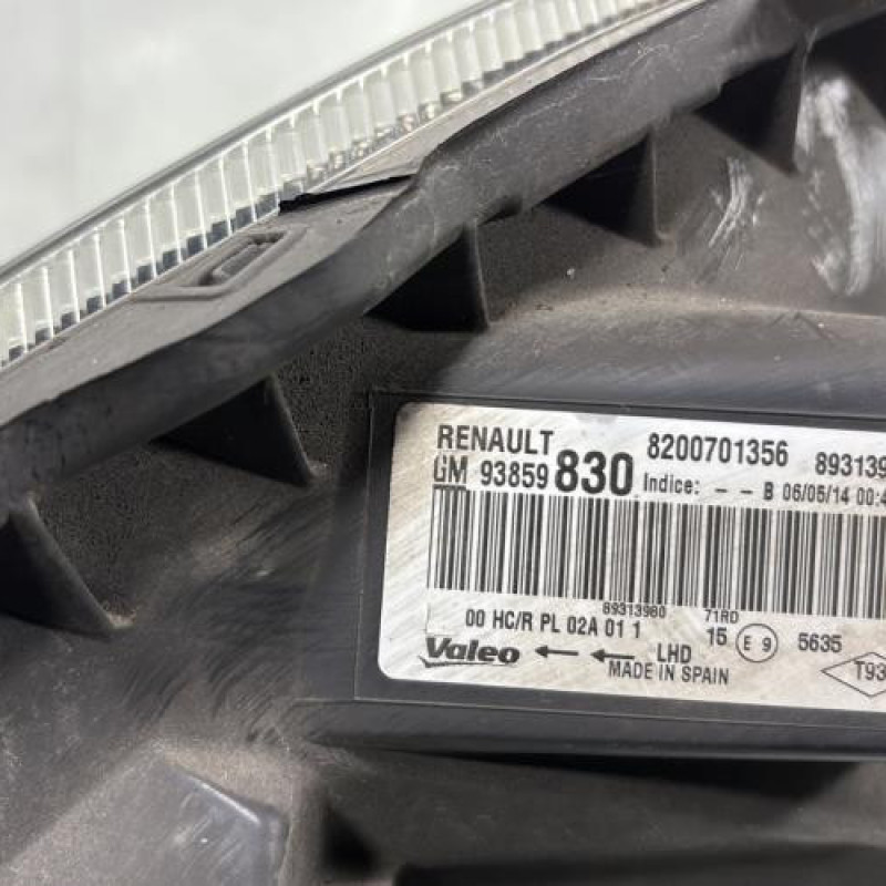 Optique avant principal droit (feux)(phare) OPEL VIVARO 1 Photo n°7