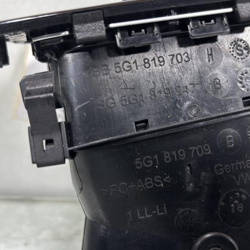 Aerateur tableau de bord avant gauche VOLKSWAGEN GOLF 7 Photo n°3