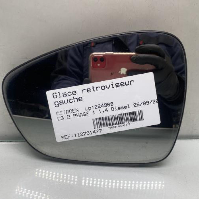 Glace retroviseur gauche CITROEN C3 2 Photo n°1