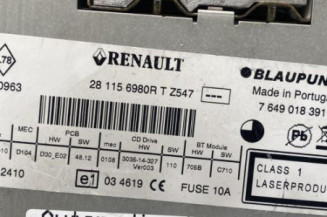 Autoradio d'origine RENAULT LAGUNA 3