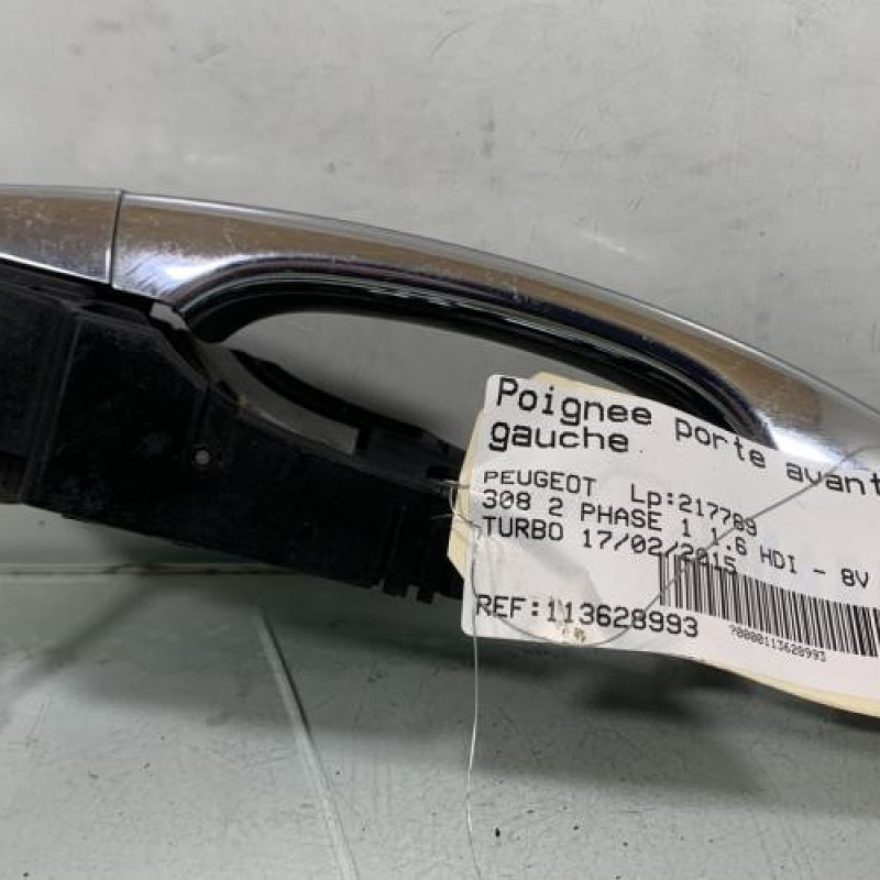 Poignee porte avant gauche PEUGEOT 308 2 Photo n°2