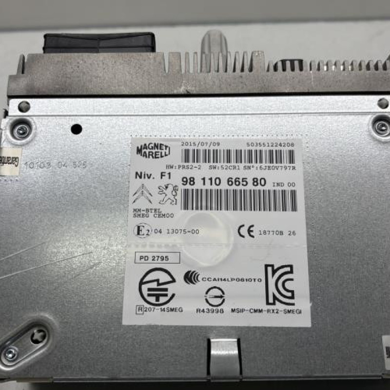 Autoradio d'origine PEUGEOT 208 1 Photo n°2