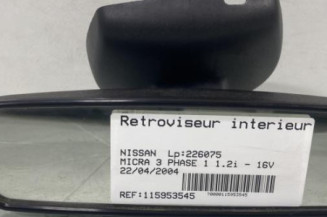 Retroviseur interieur NISSAN MICRA 3 Photo n°1
