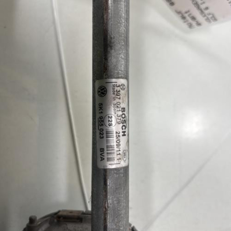 Moteur essuie glace avant VOLKSWAGEN GOLF 6 Photo n°3