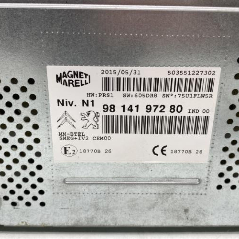 Autoradio d'origine DS DS5 Photo n°2