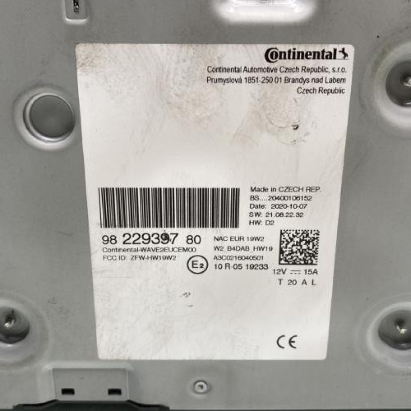 Autoradio d'origine PEUGEOT 5008 2 Photo n°2