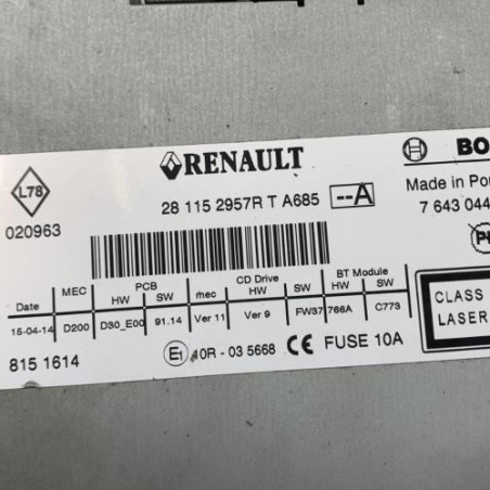 Autoradio d'origine OPEL VIVARO 1