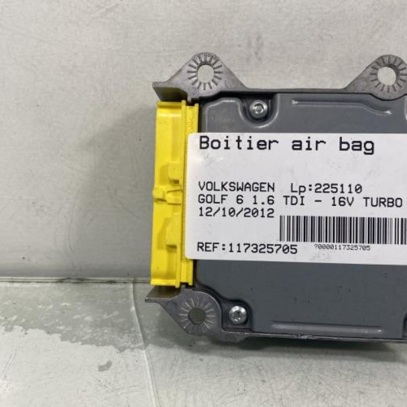 Boitier air bag VOLKSWAGEN GOLF 6 Photo n°2