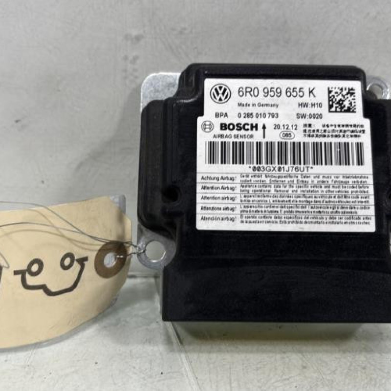 Boitier air bag VOLKSWAGEN POLO 5 Photo n°1