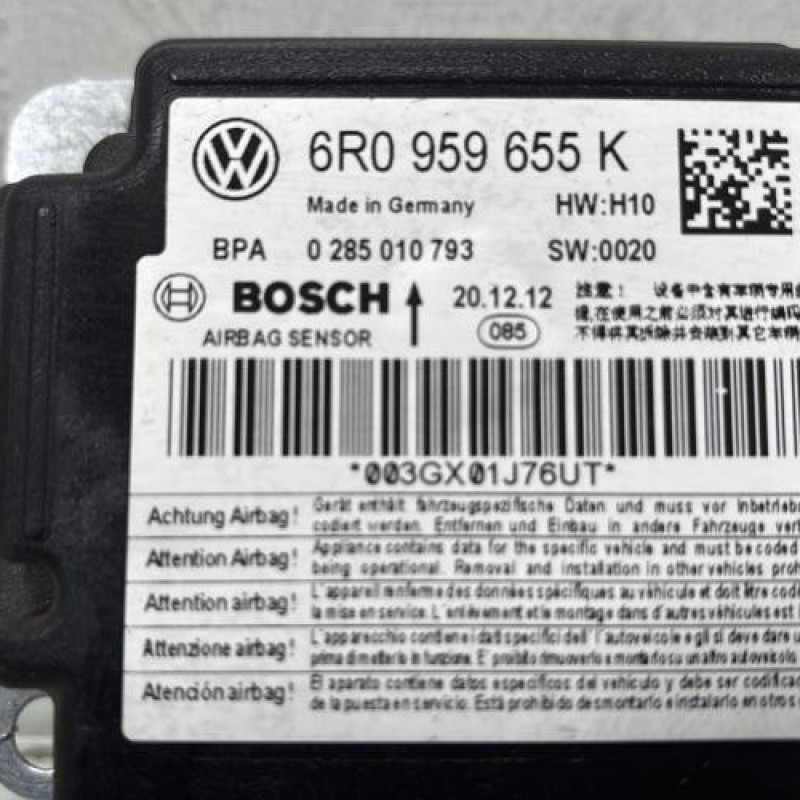Boitier air bag VOLKSWAGEN POLO 5 Photo n°2