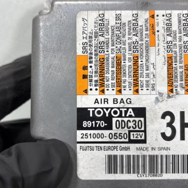 Boitier air bag TOYOTA YARIS 3 Photo n°4