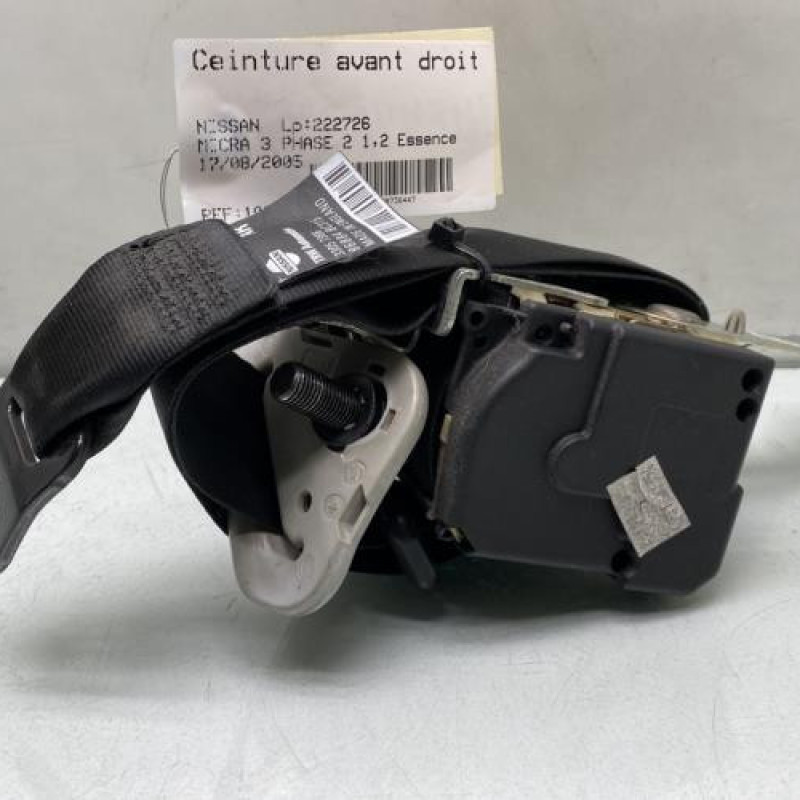 Pretensionneur de ceinture avant droit NISSAN MICRA 3 Photo n°1