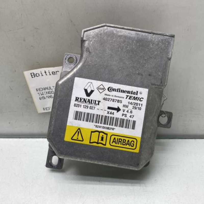 Boitier air bag RENAULT TWINGO 2 Photo n°1