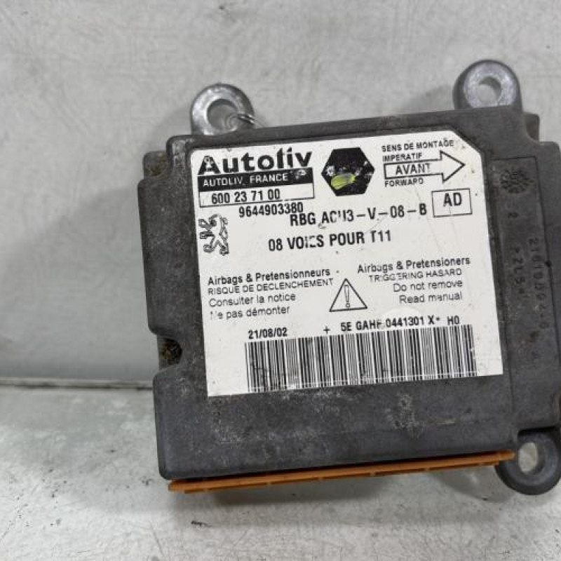 Boitier air bag PEUGEOT 206 Photo n°1