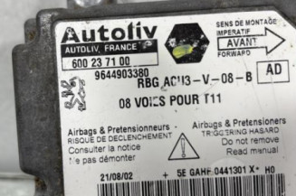 Boitier air bag PEUGEOT 206