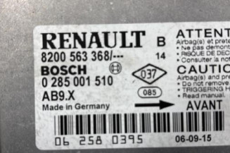 Boitier air bag RENAULT CLIO 3