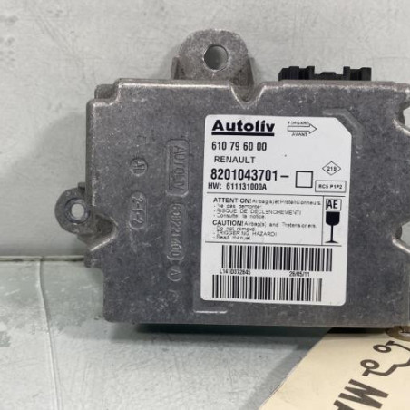 Boitier air bag RENAULT CLIO 3 Photo n°1