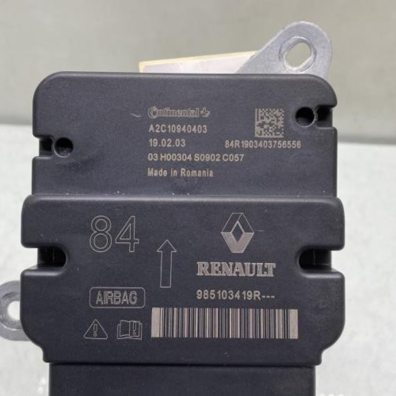 Boitier air bag RENAULT CLIO 4 Photo n°2
