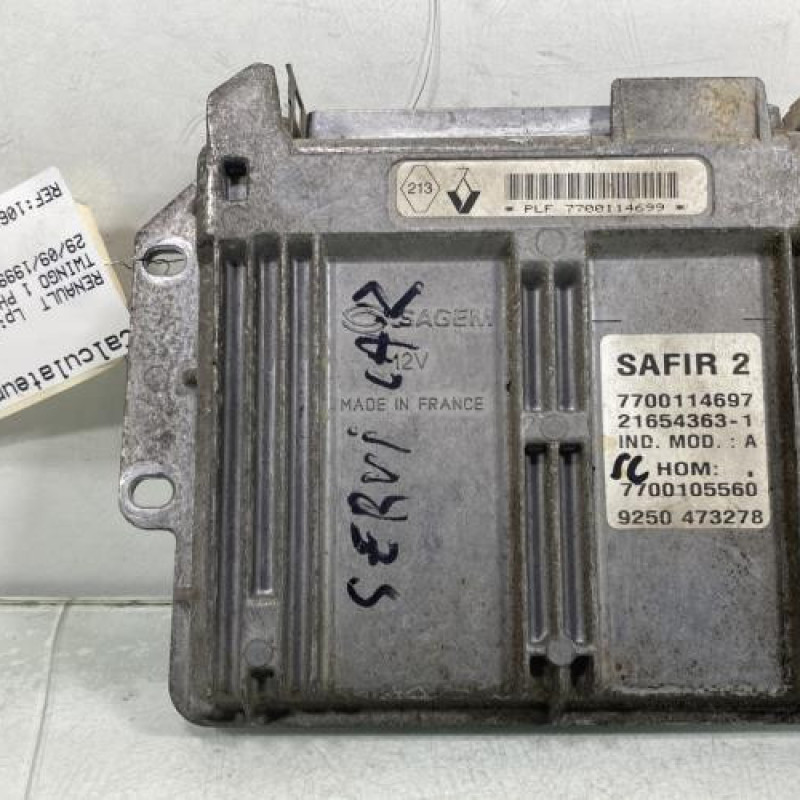 Calculateur moteur RENAULT TWINGO 1 Photo n°1