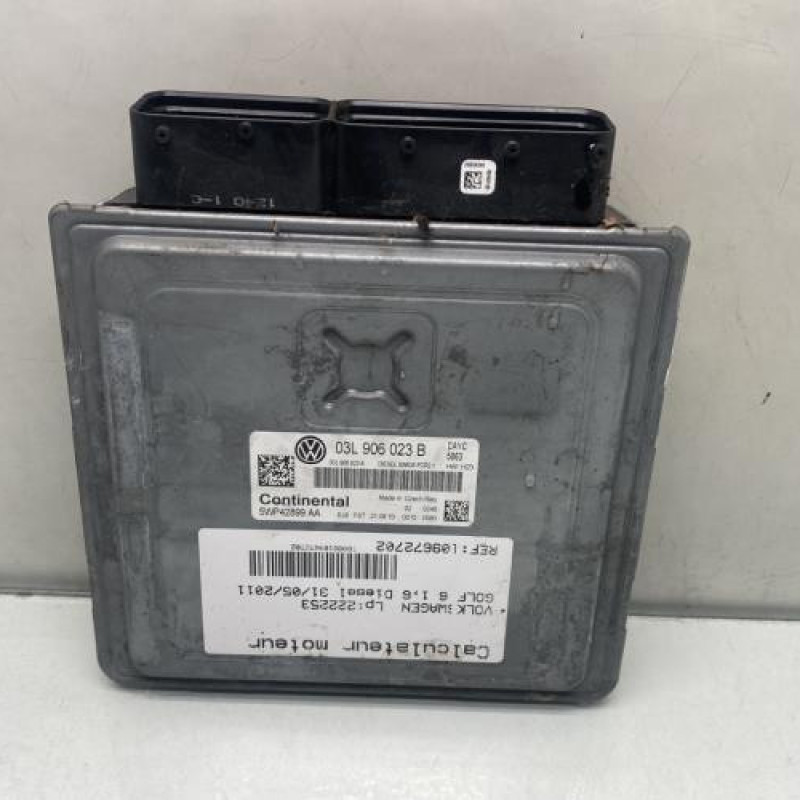 Calculateur moteur VOLKSWAGEN GOLF 6 Photo n°3