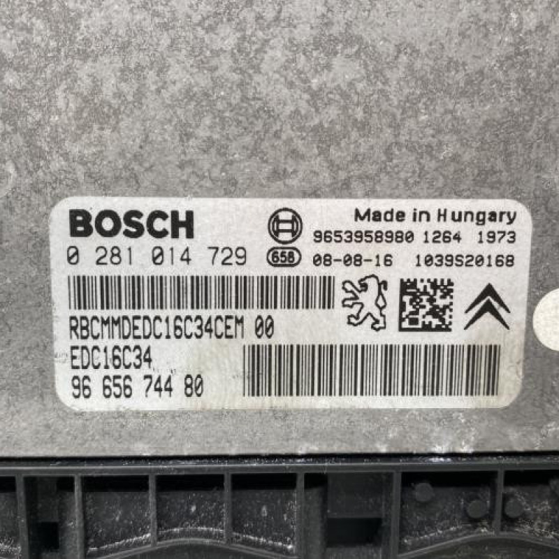 Calculateur moteur CITROEN C4 PICASSO 1 Photo n°2