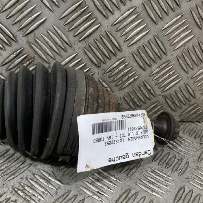 Cardan gauche (transmission) VOLKSWAGEN GOLF 6 Photo n°4