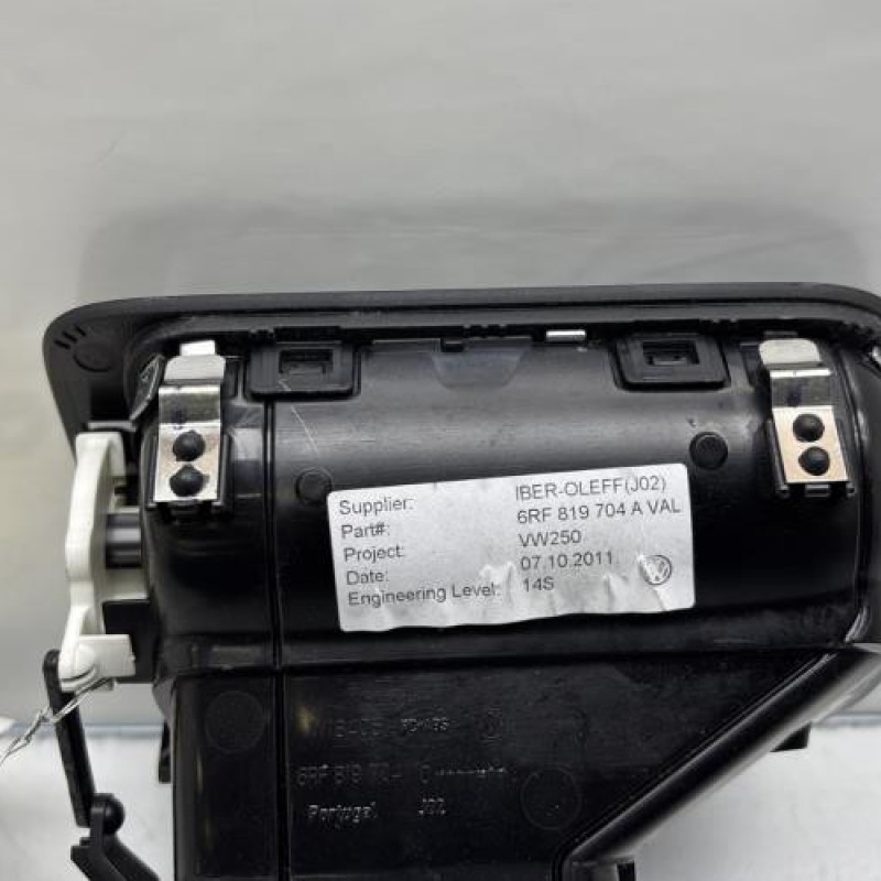 Aerateur tableau de bord avant droit VOLKSWAGEN POLO 5 Photo n°4
