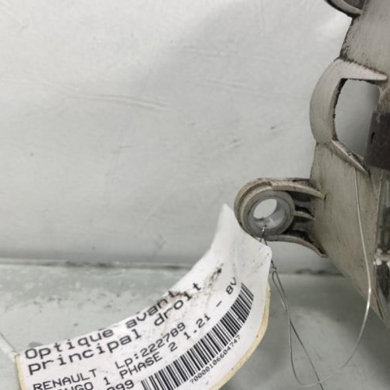 Optique avant principal droit (feux)(phare) RENAULT TWINGO 1 Photo n°4