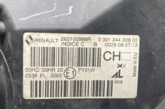 Optique avant principal droit (feux)(phare) RENAULT MEGANE 3