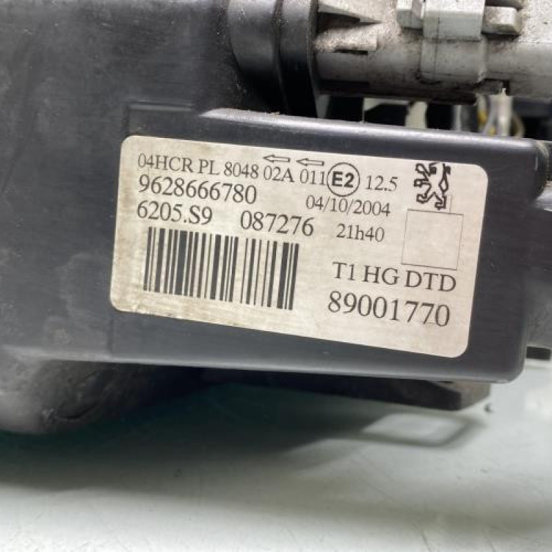 Optique avant principal droit (feux)(phare) PEUGEOT 206 Photo n°4