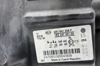 Optique avant principal droit (feux)(phare) VOLKSWAGEN POLO 5