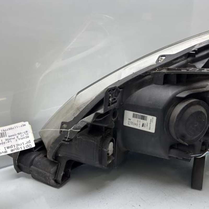 Optique avant principal droit (feux)(phare) RENAULT CLIO 3 Photo n°9
