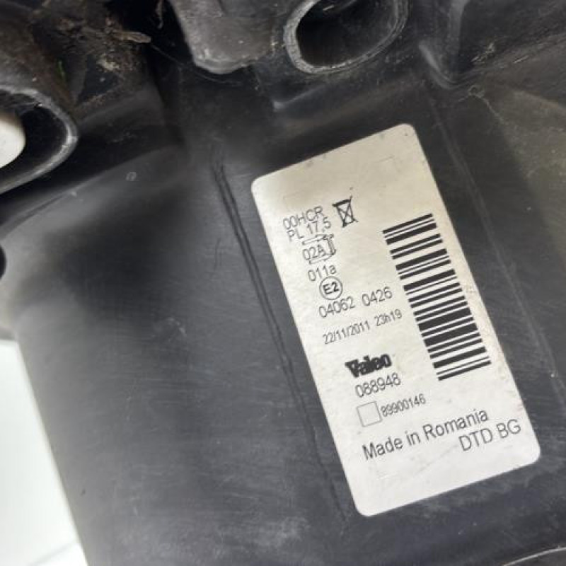 Optique avant principal droit (feux)(phare) RENAULT CLIO 3 Photo n°11