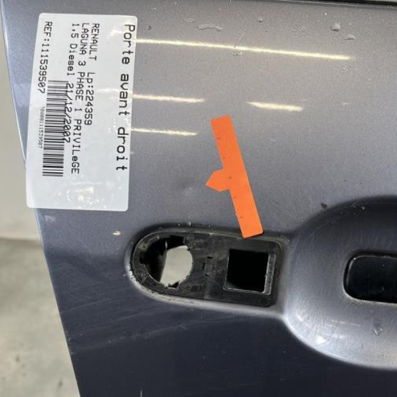 Porte avant droit RENAULT LAGUNA 3 Photo n°2