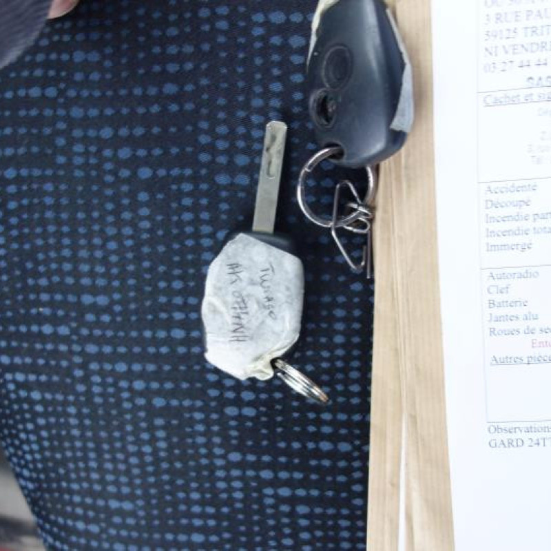 Malle/Hayon arriere RENAULT TWINGO 2 Photo n°9