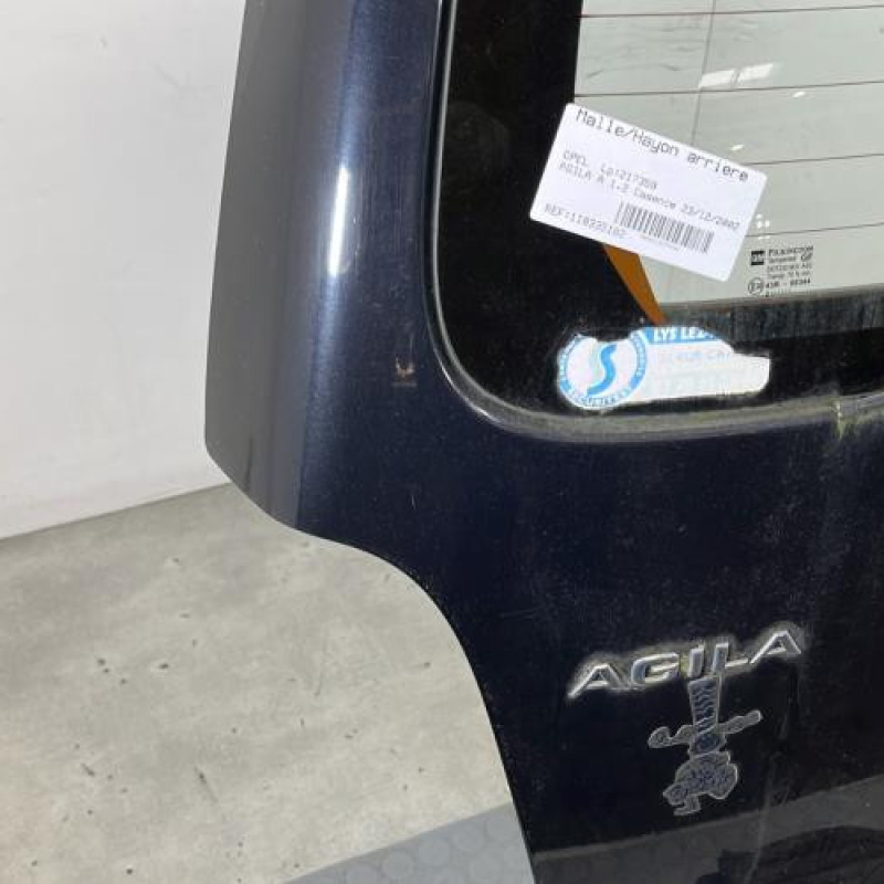 Malle/Hayon arriere OPEL AGILA A Photo n°5