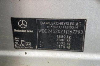 Vitre arriere gauche MERCEDES CLASSE B 245
