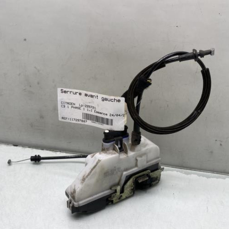 Serrure avant gauche CITROEN C3 1 Photo n°4