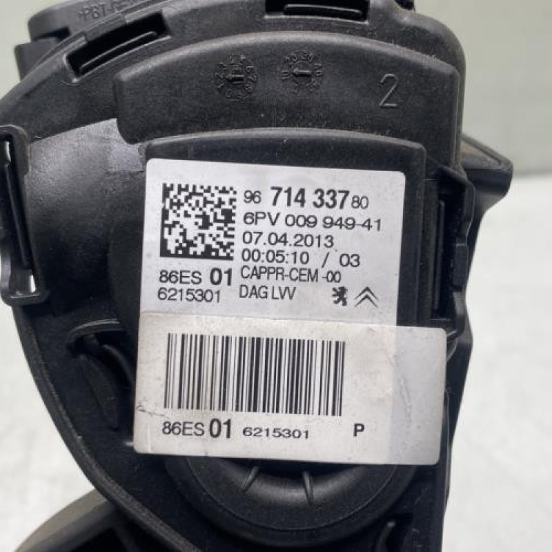 Pedale d'accelerateur PEUGEOT 208 1 Photo n°3