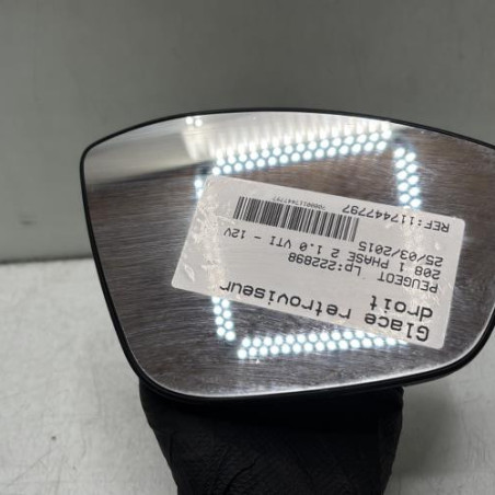 Glace retroviseur droit PEUGEOT 208 1 Photo n°1