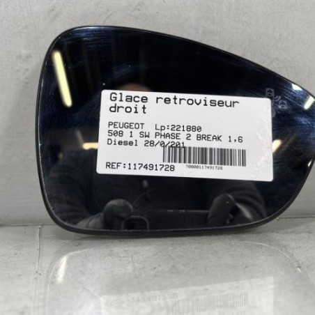 Glace retroviseur droit PEUGEOT 508 1 SW