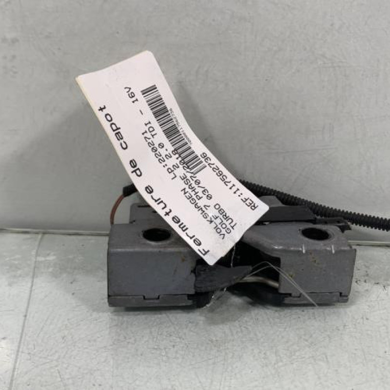 Fermeture de capot VOLKSWAGEN GOLF 7 Photo n°1