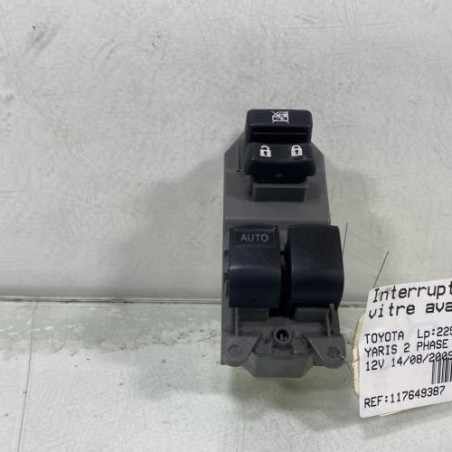 Interrupteur de leve vitre avant gauche TOYOTA YARIS 2 Photo n°1