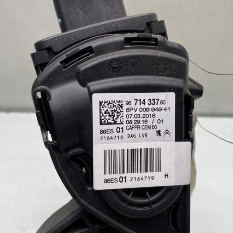 Pedale d'accelerateur PEUGEOT 2008 1 Photo n°2