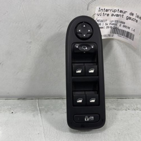 Interrupteur de leve vitre avant gauche PEUGEOT 508 1 SW Photo n°1