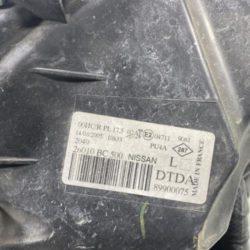 Optique avant principal droit (feux)(phare) NISSAN MICRA 3 Photo n°8