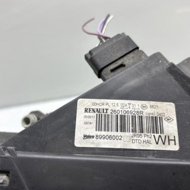 Optique avant principal droit (feux)(phare) RENAULT SCENIC 3 Photo n°8