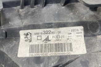 Optique avant principal droit (feux)(phare) PEUGEOT 307